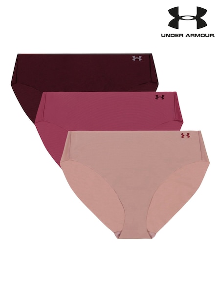 Under Armour Pink No Show Pure Stretch Bikinis 3 Pack (F06125) | 1,562 UAH