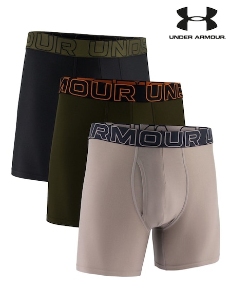 Under Armour Red Tech Solid Briefs 3 Pack (F06134) | AED198
