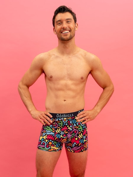 OddBalls Blue Jurassic Mens Boxer Shorts (F06142) | €15.50