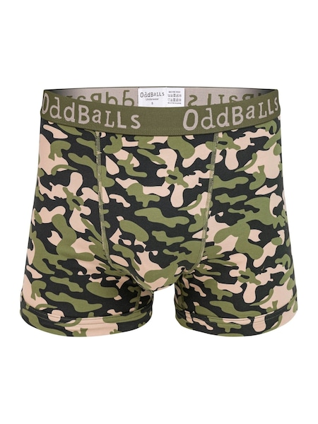 OddBalls Green Commando Mens Boxer Shorts (F06152) | €15.50