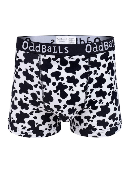 OddBalls White Cow Mens Boxer Shorts (F06153) | €15.50