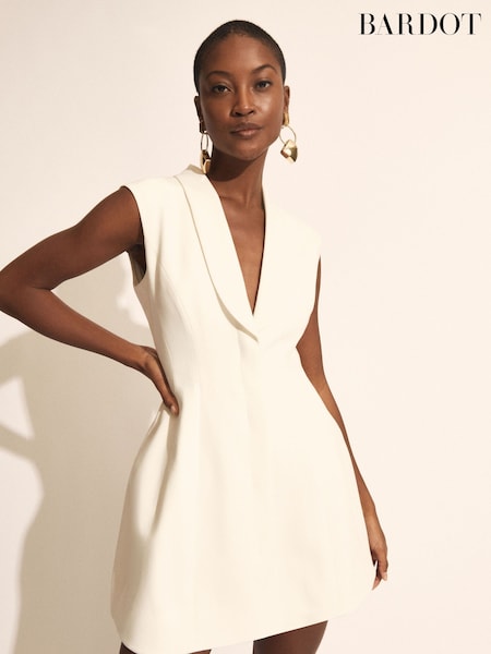 Bardot White Destene Hourglass Mini Dress (F06165) | €171