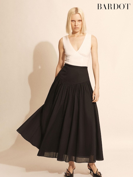 Bardot Black Amorette Maxi Skirt (F06172) | €152