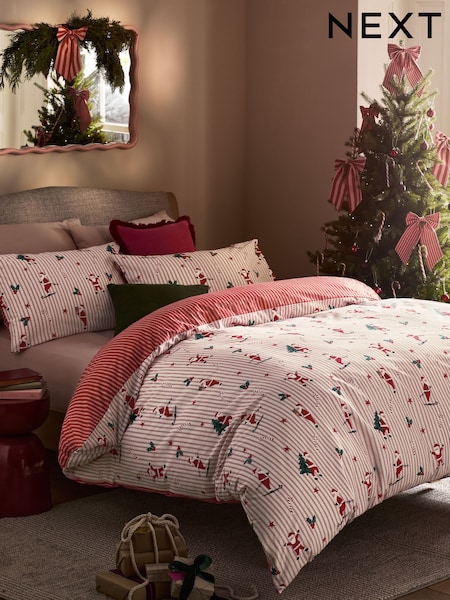 Christmas Reversible Duvet Cover and Pillowcase Set (F06278) | 17 € - 36 €