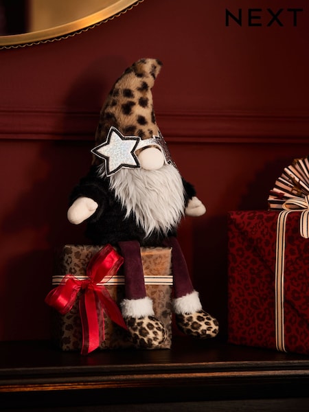 Black/Animal Plush Christmas Gonk Ornament (F06421) | €13