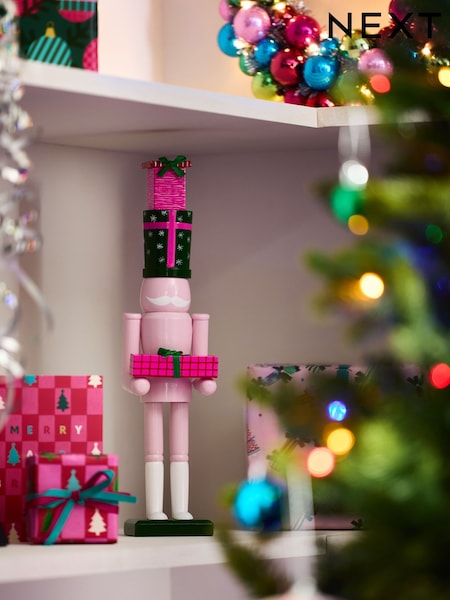 Pink Christmas Nutcracker Ornament (F06429) | SGD 34