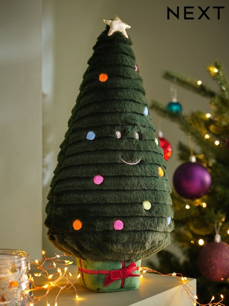 Green Novelty Plush Medium Christmas Tree Ornament (F06445) | €22