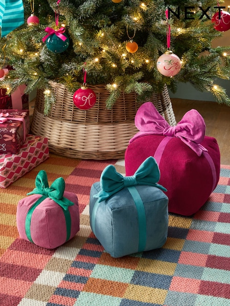 Bright Plush Present Christmas Ornament (F06452) | €11 - €29