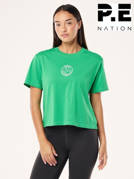 P.E Nation Green Exposition T-Shirt (F06537) | €69