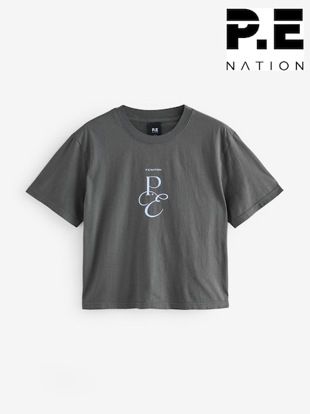 P.E Nation Grey South Bank T-Shirt (F06542) | €63