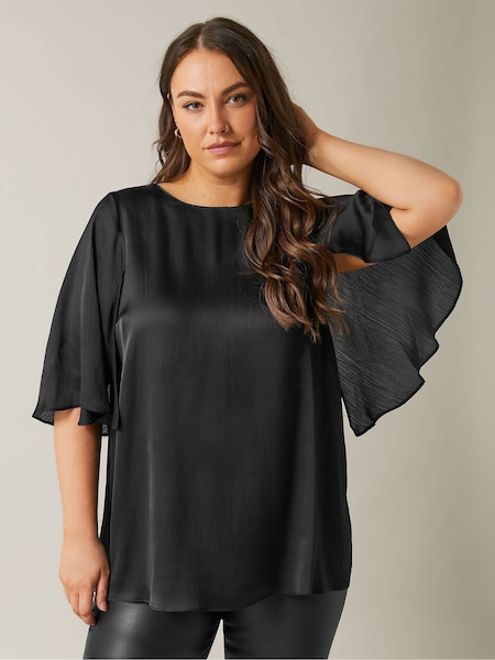 Evans Angel Sleeve Black Top (F06561) | 55 €
