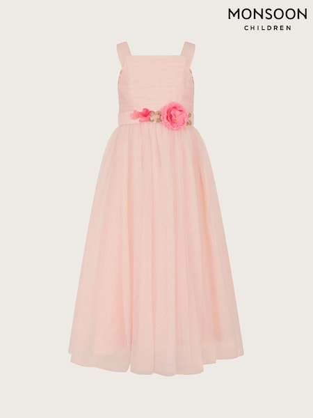 Vaaleanpunainen Chrome - Monsoon Rossy Shimmer Bridesmaid Mekko (F06616) | €91 - €107