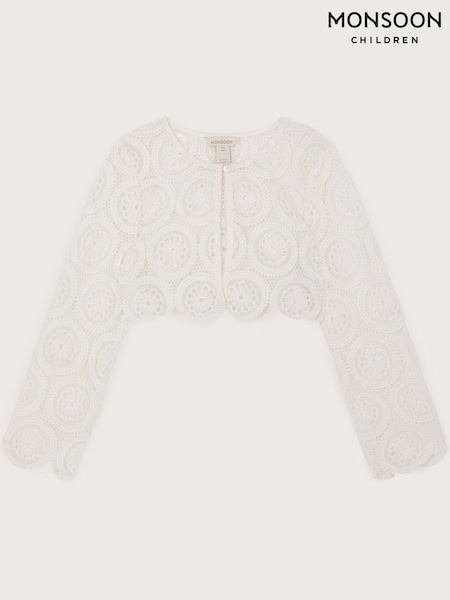 Monsoon Cropped Crochet Cardigan (F06633) | € 42 - € 47