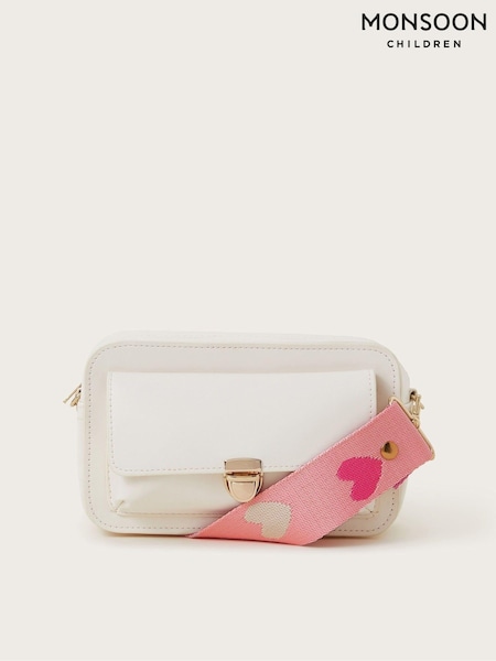 Monsoon Cream Reversible Print Webbing Strap Bag (F06642) | 62 QAR