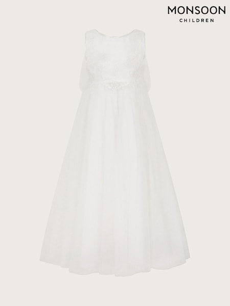 Monsoon Natural Alianthe Lace Bridesmaid Dress (F06678) | AED412 - AED483