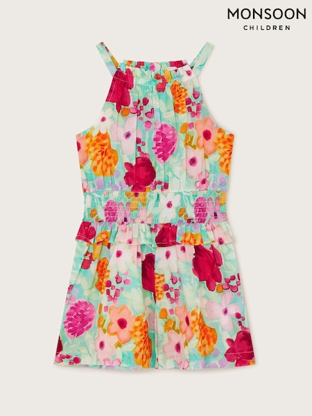 Monsoon 100% Cotton Floral Print Playsuit (F06682) | ‏156 د.إ.‏ - ‏ 185‏ د.إ.