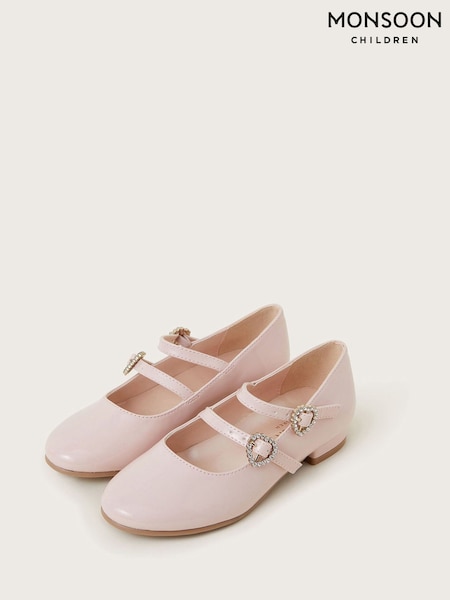 Monsoon Patent Double Strap Flats (F06691) | €41 - €47