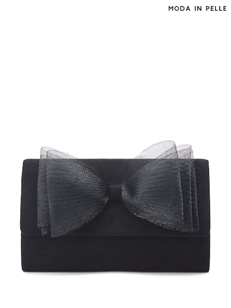 Moda In Pelle Hayzel Bow Detail Clutch Bag (F06720) | €49