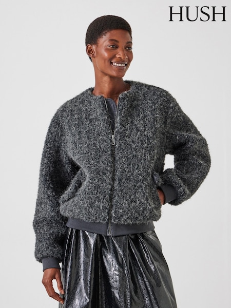 Hush Grey Hush Miffy Faux Fur Jacket (F06764) | €272
