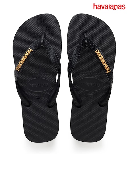 Havaianas Top Logo Metallic Black Sandals (F06846) | 1,622 UAH