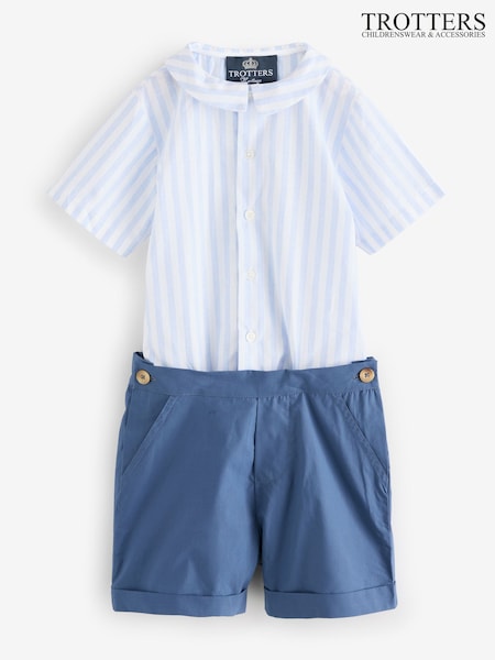 Trotters London Little Blue Stripe Rupert Set (F06850) | 421 QAR - 445 QAR