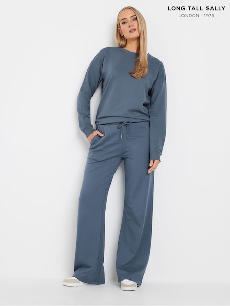 Long Tall Sally Blue Wide Leg Joggers (F06940) | R$ 275