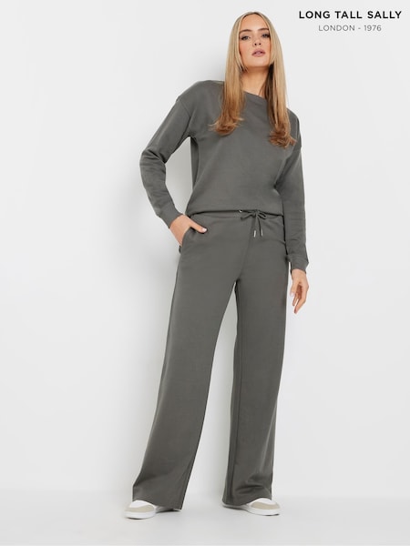 Long Tall Sally Grey Wide Leg Joggers (F06942) | R$ 275