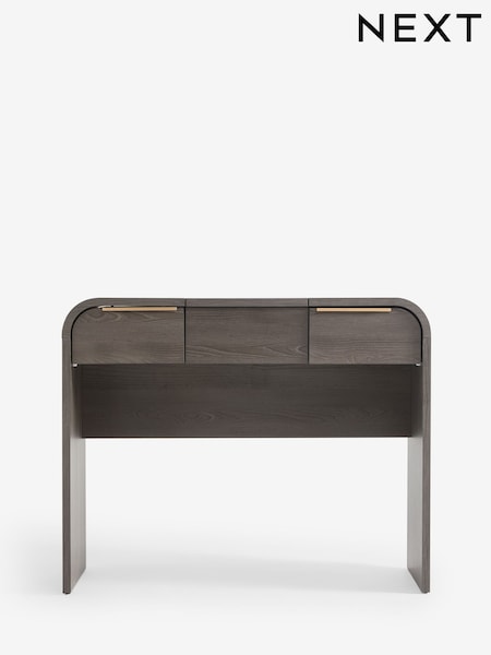 Dark Natural Mia Oak Effect Console Dressing Table (F07385) | €365