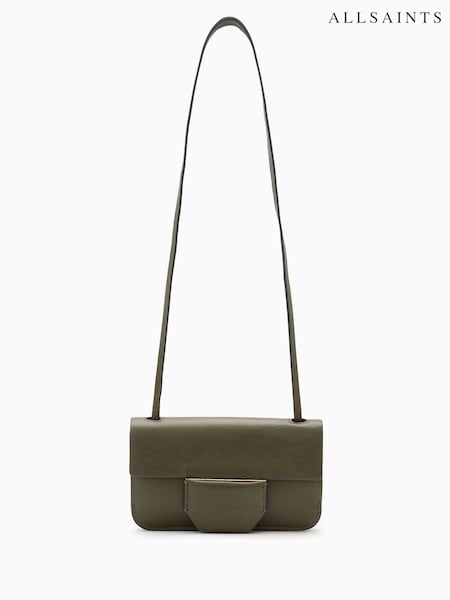 AllSaints Green Ann Crossbody Bag (F07404) | OMR75