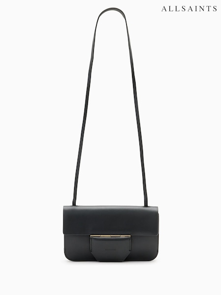 שחור - Allsaints Ann Cross-body Bag (F07412) | ‏699‏₪