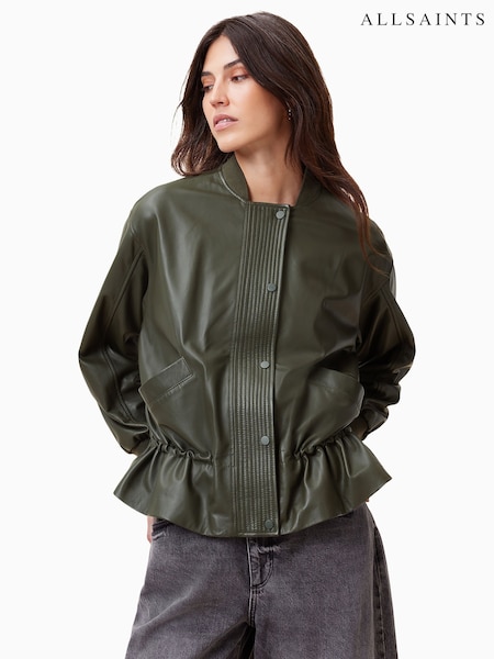 Allsaints Sofi Leather Bomber Jacket (F07433) | ‏2,007‏₪