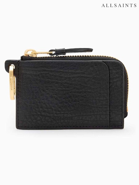 AllSaints Black Remy Grain Wallet (F07456) | €62