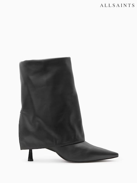 AllSaints Black Odyssey Low Boots (F07463) | AED1,916