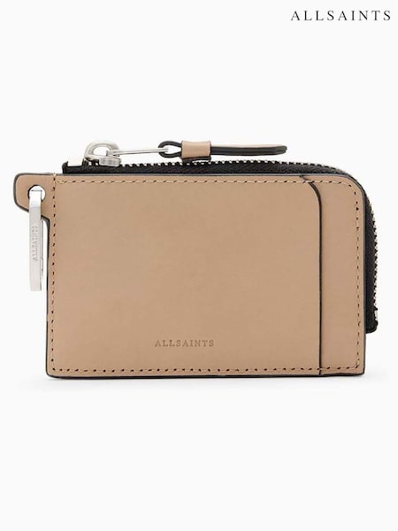 Castanho - AllSaints Remy Wallet (F07500) | R$ 485