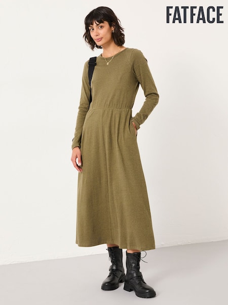 FatFace Jersey Midi Dress (F07512) | R$ 585