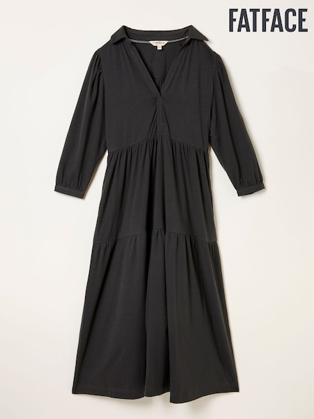 FatFace Lola Charcoal Grey Jersey Midi Dress (F07521) | €78