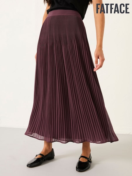 FatFace Paignton Dusky Purple Midi Skirt (F07556) | AED349