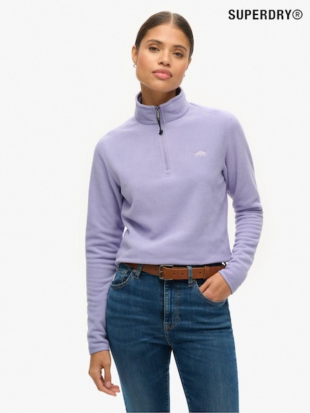 Superdry Polar Fleece Half Zip Jumper (F07614) | 234 LEI