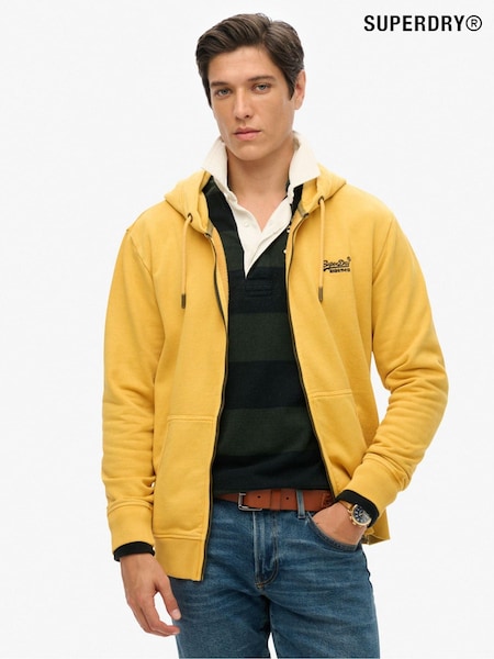 Superdry Essential Logo Washed 100% Cotton Zip Hoodie (F07615) | 3 605 грн