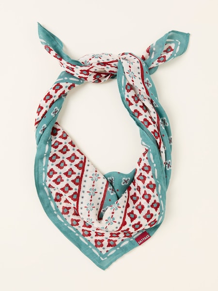 FatFace Blue Geometric Hair Scarf (F07865) | €19