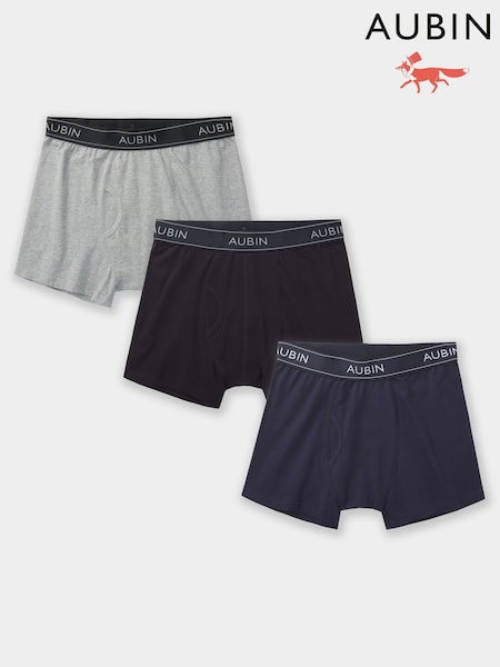 Aubin Willitoft Black Boxers Shorts 3 Pack (F08084) | ₪246