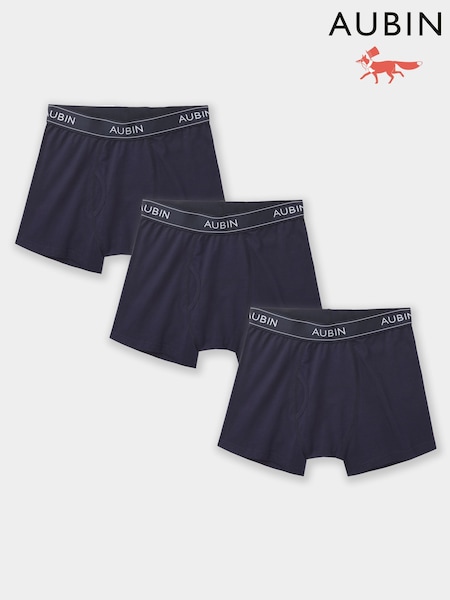 Aubin Blue Willitoft Boxers Shorts 3 Pack (F08092) | ₪246