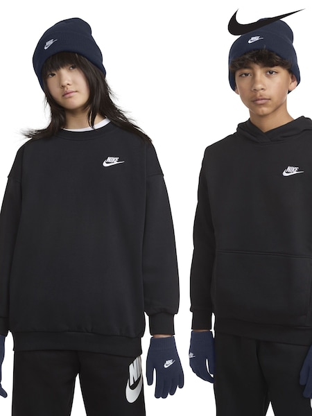 Nike Navy Club Beanie and Gloves Set (F08112) | €34
