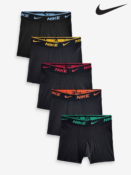Nike Multi Coloured Waistband 5 Pack Boys Boxers (F08123) | €48