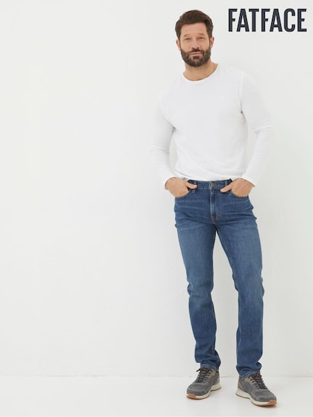 أزرق نيلي - FatFace Straight Fit Jeans (F08162) | ‏344 د.إ.‏