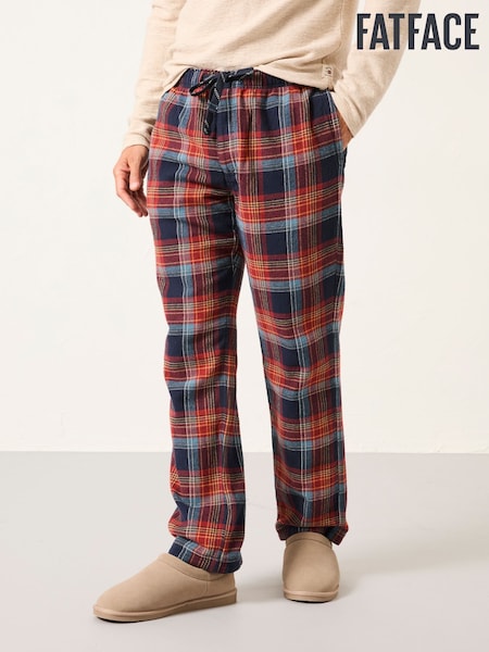 FatFace Lomond Blue Check Pyjama Bottoms (F08249) | R$ 390