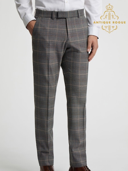 Antique Rogue Bailey With Tan Check Trousers (F08380) | €111