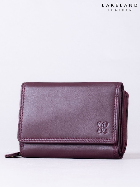 Lakeland Leather Cherry Red Small Purse (F08394) | €38