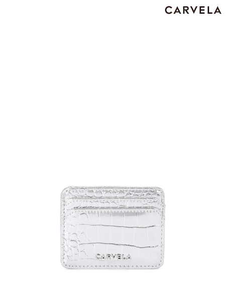 Carvela Silver Chrome Jessica Card Holder Purse (F08458) | €61