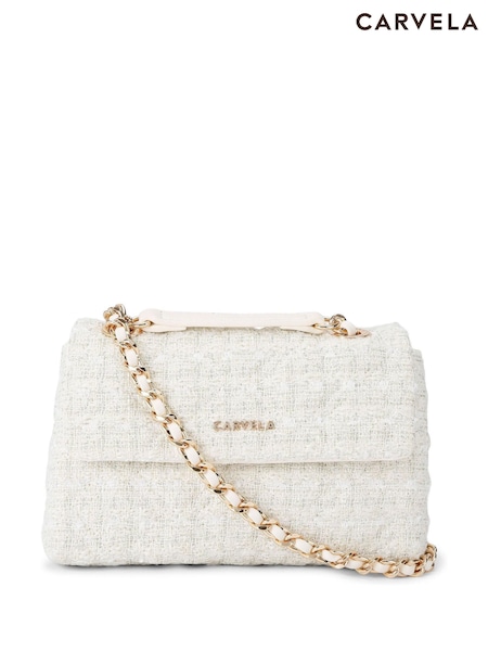 Carvela Rosa Chain Shoulder Black Bag (F08464) | 490 QAR